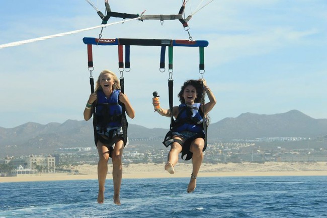 Parasail sobre Los Cabos
