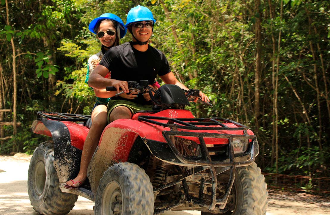 Combo ATV Individual, Tirolesa y Cenote