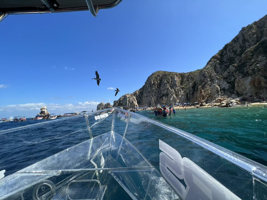 Tour en Los Cabos y paseo en lancha transparente desde La Paz
